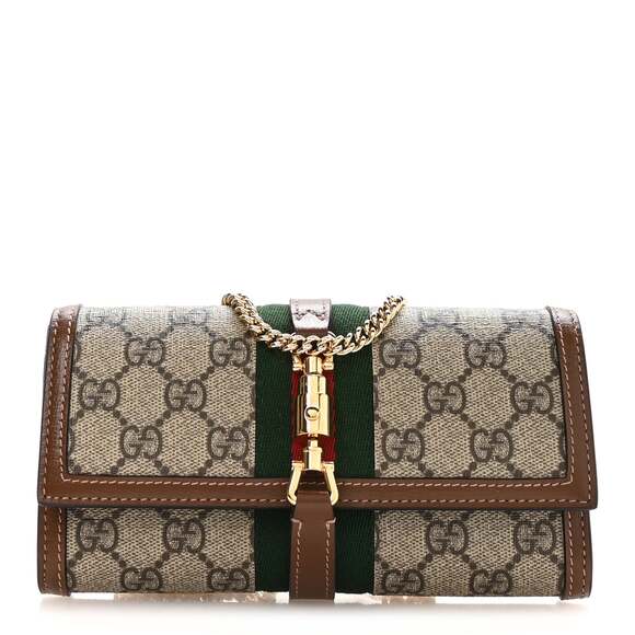 Gucci Gg Supreme Azalea Calfskin Web #242514G11B